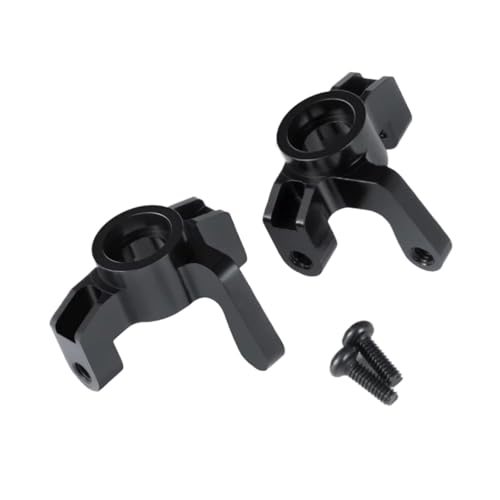 RC Steering Knuckle Block for Mini-B 2WD 1/16 2Pcs Aluminum Alloy Steering Knuckles RC for Buggy Truck Model Upgrade Accessories Replace Modify Parts