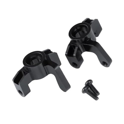 RC Steering Knuckle Block for Mini-B 2WD 1/16 2Pcs Aluminum Alloy Steering Knuckles RC for Buggy Truck Model Upgrade Accessories Replace Modify Parts