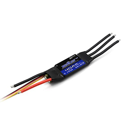 ZTW Beatles G2 40A ESC with SBEC Output 4A/5V,6V for RC Fixed Wing Airplane 2-4S or DIY Project Need Electronic Speed Controller