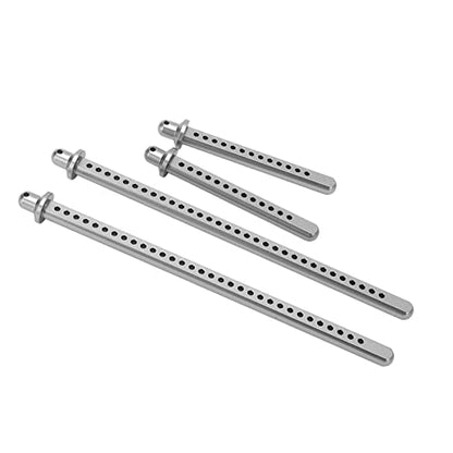 4Pcs RC Car Shell Column Aluminum Alloy Front Rear Extended Body Post Mount Shell for Axial Sc 90046 1/10 Sc This RC Column Is Compatible and Can Securely RC Car Shell ColumnRC