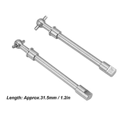RC Front Axle Drive Shaft, Stainless Steel Front Axle Drive Shaft Replacement for SCX24 1/24 RC Crawler Car Upgrade Parts Accessory