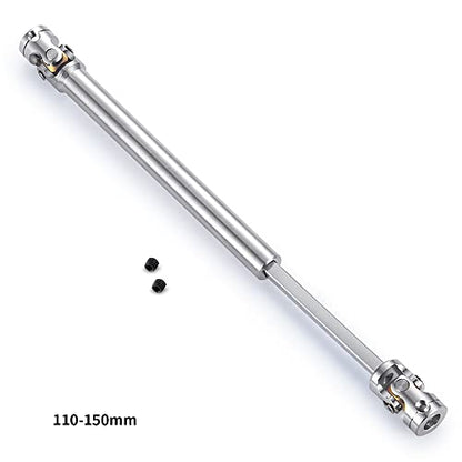 RC-Hub 1Pcs Metal RC Driveshafts for 1:14 Tamiya Tipper Truck | 45-50/47-57/55-67/60-80/70-90/110-260mm Drive Shaf,RC Car Upgrade Parts - size: 110-150mm