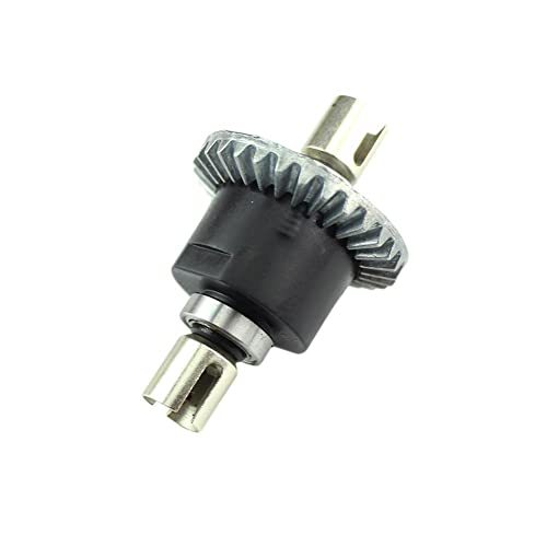 KingVal Replacement Metal Differential with Plastic Gearbox RC Parts Compatible with Wltoys 144001 124018 124019 124017 124016 144010 124007 RC Car
