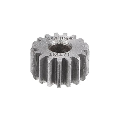 HARFINGTON Straight Spur Gear 6mm Bore 17T Mod-1 Hardened 45# Steel Spur Diff Differential Motor Gear RC Car Replacement Parts - style: 17T