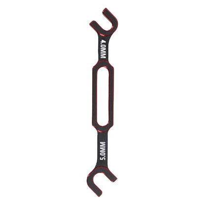 Tyenaza 4Pcs RC Wrench, 3.0 3.2 3.5 3.7 4.0 5.0 5.5 6.0mm Turnbuckle Nut Ball Joint Remover RC Universal Repair Tool for RC Crawler Car Boat (Red) - color: Red