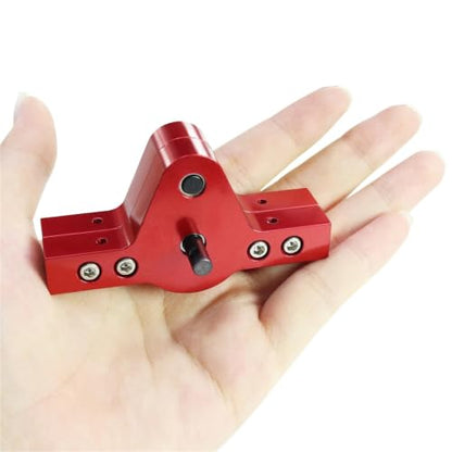 CNC Aluminum 17T/37T Transfer Case Gearbox Bridge Device for 1/10 RC Crawler Car D90 D110 for Axial SCX10 RC4WD Chassis Upgrade Part - color: Silver