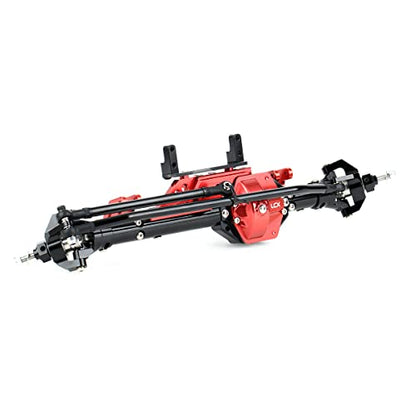LCX Racing 1/10th RC Crawler Car CNC Aluminum AR60 OCP Upgrade Front Axle Complete Set for Axial Wraith RR10 Bomber SMT10, Upgrades Parts Accessories (Front Axle)