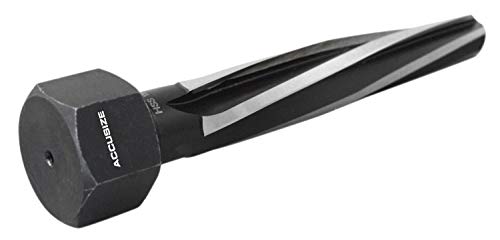 Accusize Industrial Tools Chucking Reamer, 15/16 in, 0523-6045 | HSS Aligning Reamer, 15/16" Dia, 5" Flute, 7" OAL, Hex Shank, Spiral Flute - size: 15/16 inch