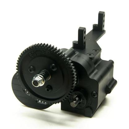 Metal 2 Speed Gearbox Transmission Motor Gear for Axial Wraith SCX10 1/10 RC Crawler Car Upgrade Parts (Color : Gearbox) - color: Gearbox