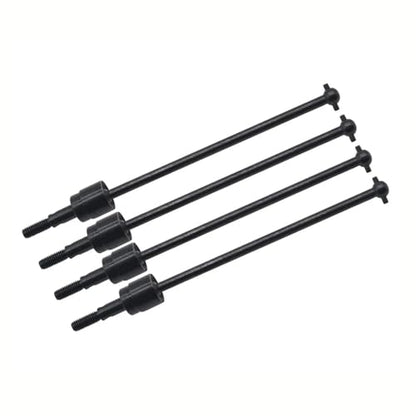 RC Transmission Shaft Compatible with HSP 94111 94108 94170 1/10 RC Car Parts 4Pcs Steel Dogbone Drive Shaft & Wheel Axle Replacement 08029 02033