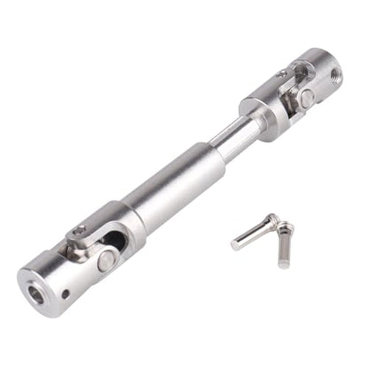Stainless Steel Driveshaft Heavy-Duty Universal Joint Drive Shaft 66-88mm for 1/18 RC Rock Crawler Axial UTB18 Capra Unlimited Trail Buggy Upgrade Parts Replacements(Front) - style: Front