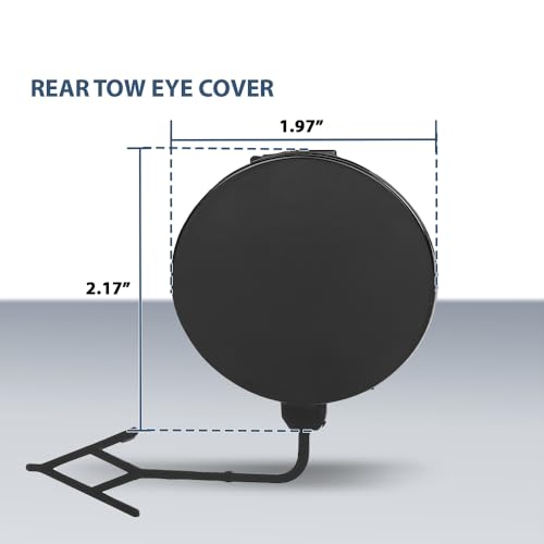 CHEDA Rear Bumper Tow Eye Cover, AU1129101 | Compatible with Audi A6 Quattro 2012-2015 4G5807441GRU
