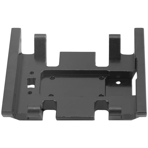 Aluminum Center Transmission Skid Plate Mount Gearbox Mount Compatible with MN128 MN86 MN86S MN86K MN86KS MN G500 1/12 RC Crawler Car (Black) - color: Red