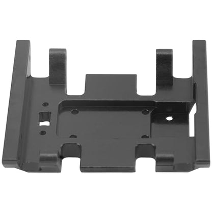Aluminum Center Transmission Skid Plate Mount Gearbox Mount Compatible with MN128 MN86 MN86S MN86K MN86KS MN G500 1/12 RC Crawler Car (Black) - color: Red