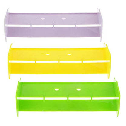 Replacement Part For 1/10 Rear Spoiler Tail Wing For 94106 94107 94166 RC Racing Car Off-road Buggy Truck - (Color: Yellow) - color: Yellow