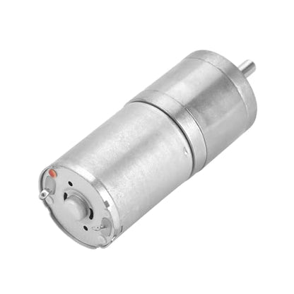 12V Mini DC Motor, 500RPM Micro Electric Gear Motor Metal Reversible High Torque Speed Reduction Shaft 25mm for PCB DIY RC Car Robot Model Drive Electric Drill Gear Box(500RPM) - size: 500RPM