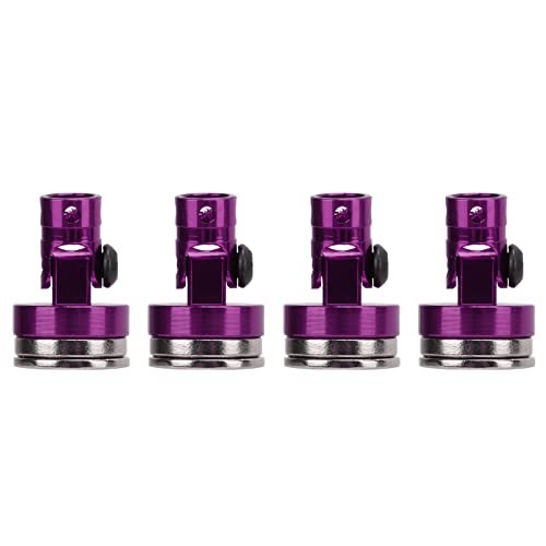 4Pcs RC Magnetic Body Post, RC Body Post, 6061 Alu, Invisible Shell Mount for 1/8 1/10 Car()