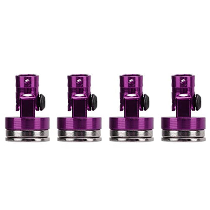 4Pcs RC Magnetic Body Post, RC Body Post, 6061 Alu, Invisible Shell Mount for 1/8 1/10 Car()