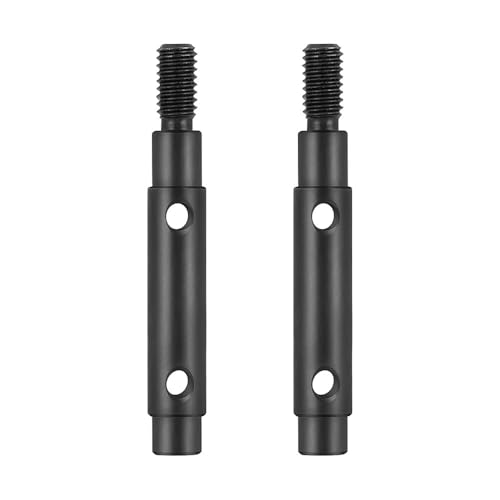 MOHERO 2Pcs Steel Standard Portal Stub Axle Drive Shaft for 1/18 Rock Crawler Redcat Ascent-18 Upgrade Parts - color: Stander