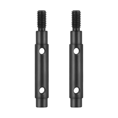 MOHERO 2Pcs Steel Standard Portal Stub Axle Drive Shaft for 1/18 Rock Crawler Redcat Ascent-18 Upgrade Parts - color: Stander