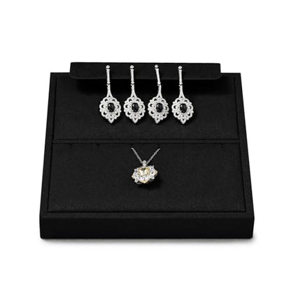 Oirlv Microfiber Jewelry Display Storage Tray Modular Jewelry Display Tray - style: P13707