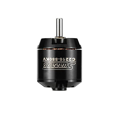 Goolsk Surpass High Performance 2216 880KV 14 Poles Brushless Motor for RC Airplane Fixed-Wing