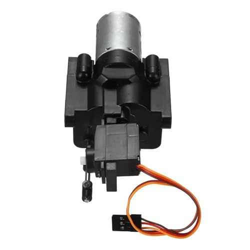 Metal 2-Speed Transmission Gearbox Assembly with Plastic Inner Gears for WPL B1 B16 B24 B36 C24 1/16 4WD 6WD RC Crawler Upgrades