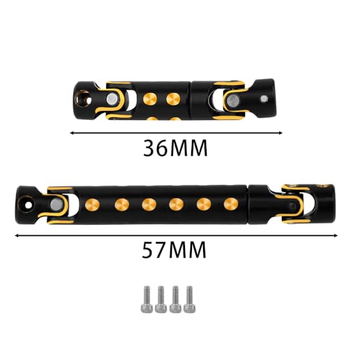 1/24 Brass Drive Shaft for Axial SCX24 90081 Deadbolt RC Crawler Car Upgrade Parts