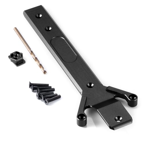 Aluminum Chassis Plate for Tra-xxas 1:16 Mini Maxx 4WD/XRT VXL-3S | Monster Truck Upgrades Black - color: Black