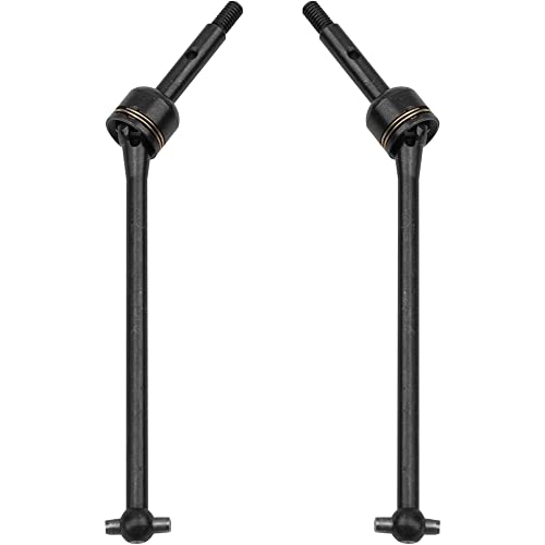2Pairs Vgoohobby Steel Front Rear Drive Shaft CVD Driveshaft Compatible with 1/10 Traxxas Slash Rustler Stampede Hoss VXL 4X4 2WD RC Car