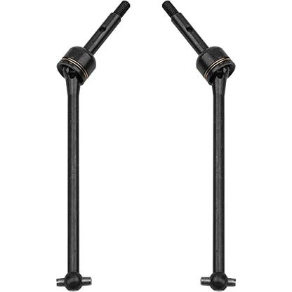 2Pairs Vgoohobby Steel Front Rear Drive Shaft CVD Driveshaft Compatible with 1/10 Traxxas Slash Rustler Stampede Hoss VXL 4X4 2WD RC Car