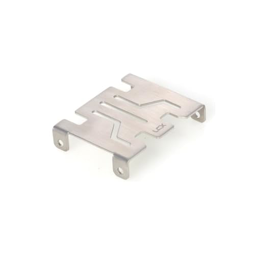 LCX Racing 1/18th RC Crawler Car Stainless Steel Skid Plate Guard Chassis Guard for TRX4M 97044, Upgrades Parts Accessories