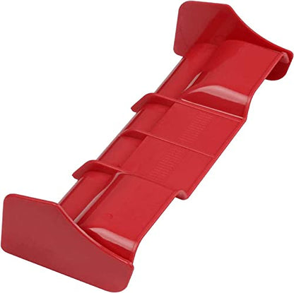 1:8 Scale RC Off-Road Car Rear Spoiler Plastic Tail Wing Accessories for 1/8 Model Off Road Buggy Drift Racing Truck Vehicle for HPI HSP (Red) - color: Red