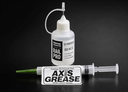 3D Printer Oil 1oz + Grease 3g (Multiple Sizes Avail.) Prestige Rail Pro_ISO VG 22-Linear Rail Lubricant *USA* 30ml Needle Tip–Compatible w/Bambu Lab_Creality_Prusa - size: 30ML /1 FL OZ