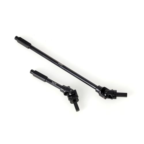 LCX Racing 1/8 RC Crawler Hard Steel Heavy Duty AF16P Front Rear Axle Internal CVD Drive Shaft Set for RC Crawler Car Axial AXP8 Gilamon 2.2, Upgrades Parts Accessories (Front Axle Shaft)