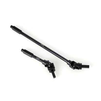 LCX Racing 1/8 RC Crawler Hard Steel Heavy Duty AF16P Front Rear Axle Internal CVD Drive Shaft Set for RC Crawler Car Axial AXP8 Gilamon 2.2, Upgrades Parts Accessories (Front Axle Shaft)