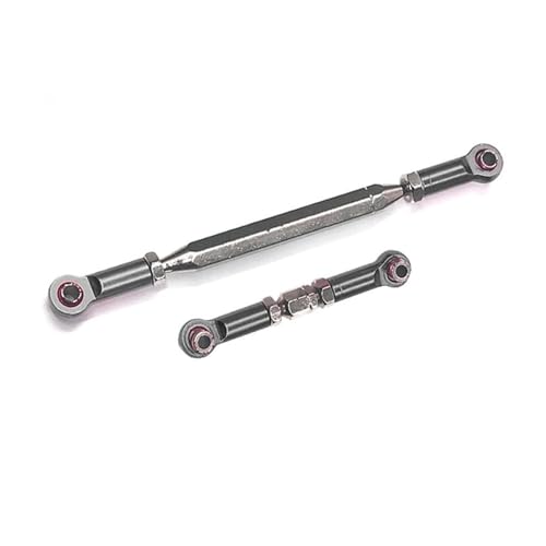 RC Car Rod Linkage Compatible with MN D90 D99 for MN-90 FJ-45 1/12 RC Car Crawler Metal Adjustable Steering Linkage Servo Link Pull Rod Turnbuckle