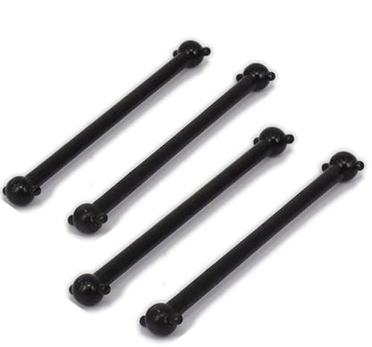 Steel Metal RC Car Drive Shaft Dogbone Overall Length 63mm for 1/10 RC Hobby Model Car hsp Wltoy Redcat 4PCS/Set - size: 63mm
