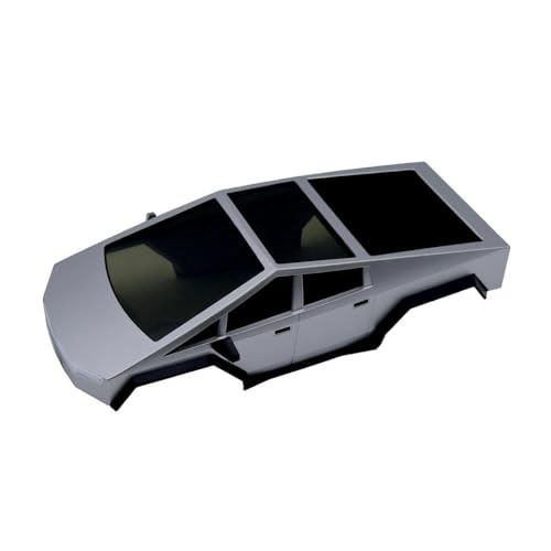 COMODO RC Crawler Body Shell 1/18 Scale ABS Hard Shell Compatible with Bronco Style Trucks 155mm Wheelbase(Gray) - color: Gray