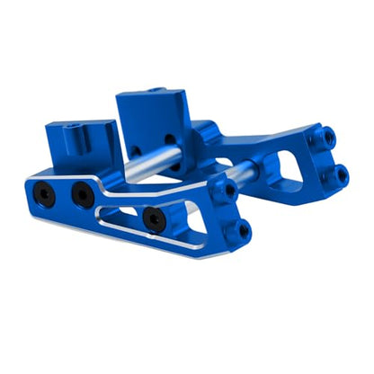 Aluminum Alloy Rear Wing Mount for Arrma 1/14 Typhon GROM Upgrade Parts (Blue) - color: Blue