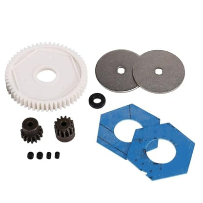 RC Car Parts for Axial for SCX10 90046 90047 1/10 RC Crawler Car Upgrade Parts Gearbox Transmission Gear Set 54T Spur Gear 13T 15T Motor Gear(Blue) - color: Blue