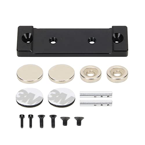 RCAWD Magnets Body Mount for Axial 1/24 SCX24 Upgrades Crawlers, Body Post Aluminum Parts for AXI90081 AXI00001 AXI00002 AXI00005 AXI00006 Black - color: Black