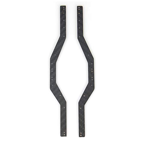 KYX Racing Carbon Fiber Frame Rail Set Upgrades Parts Accessories for 1/24 RC Crawler Car Axial SCX24 AXI90081