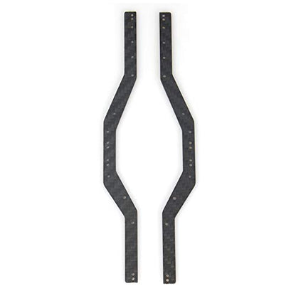 KYX Racing Carbon Fiber Frame Rail Set Upgrades Parts Accessories for 1/24 RC Crawler Car Axial SCX24 AXI90081