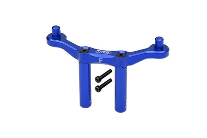 GPM for Arrma Granite 4x4 / Big Rock Crew Cab 4x4 Upgrade Parts Aluminum Front Body Mount & Post - 1Pc Set Blue