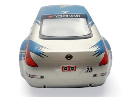 Painted PVC Body Shell for 1/10 On Road Racing Drift Car, Pre Cut, 1:10 Scale, 190mm, Nissan 350Z Style - color: Blue
