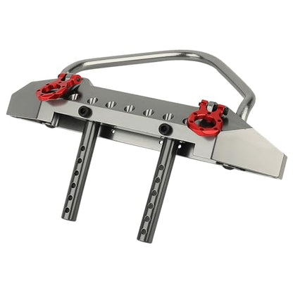 Aluminum Alloy Adjustable Front Bumper for Axial 1/10 RC Crawler TRX4 SCX10 I II 90046 90047 SCX10 PRO Metal Upgrade Part