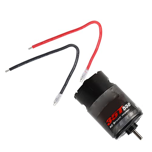 BRRNOO Brushed Motor, RC Crawler Motor RC Kit Accuracy Low Noise 550 Brushed for 4 Model (35T) - size: 35T