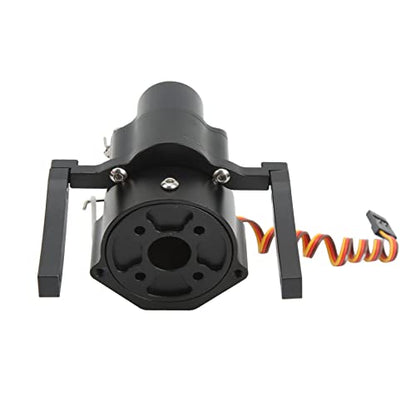 RC Front Gear Box Aluminium Alloy Double Speed CNC Machined for SCX10 1/10 Crawler Anodized Surface Gear Box for RC Car Enthusiasts (Black) - color: Black
