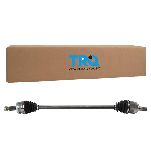 TRQ Front Passenger Side CV Axle Assembly Compatible with 15-19 Hyundai Sonata Limited Sport SE Non-Turbo 16-17 Sonata Base Non-Turbo 18-19 SEL 16-18 Kia Optima LX EX - style: CSA33165